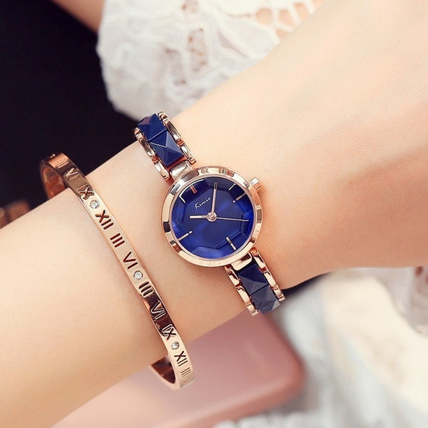 KIMIO Rose Gold Watches Women Fashion Watch 2018 Luxury Brand Quartz Wristwatch Ladies Bracelet Women's Watches For Women Clock