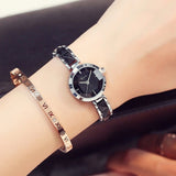 KIMIO Rose Gold Watches Women Fashion Watch 2018 Luxury Brand Quartz Wristwatch Ladies Bracelet Women's Watches For Women Clock