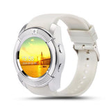 V8 SmartWatch Bluetooth Smartwatch Touch Screen Wrist Watch with Camera/SIM Card Slot, Waterproof Smart Watch DZ09 X6 VS M2 A1