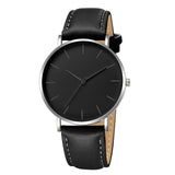 Geneva Fashion Men Date Alloy Case Synthetic Leather Analog Quartz Sport Watch mens watches top brand luxury Masculino Reloj #35
