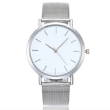 Vansvar Women's Watches Round Dail Luxury Silver Clock Reloj Classic Casual Alloy Fashion Casual Quartz Wristwatch luxury #30