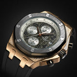 Brand New Gold Men Watch Men Luxury Quartz Watch 3ATM Water Resistant Quartz Wrist Original Men 's Watches for Big Wrists