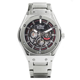 WINNER Top Brand Luxury Men Mechanical Watch Skeleton Golden Stainless Steel Strap Fashion Design Business Automatic Wristwatch