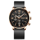 2019 Fashion Men'S Watch Relogio Masculino Business Date Mens Watches Top Brand Luxury Steel Reloj Hombre Gold Erkek Kol Saati