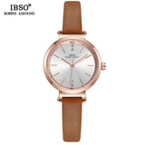 IBSO 8 MM Ultra-Thin Wrist Women Watches Luxury Female Clock Fashion Montre Femme 2019 Quartz Ladies Watch Relogio Feminino