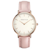 2019 New Brand ROSEFIELD Modern Fashion Women's Watches Female Quartz Watch Male Casual Wristwatch Waterproof Wristwatch Gift