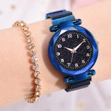 Luxury Luminous Women Watches Starry Sky Magnetic Female Wristwatch Waterproof Rhinestone Clock relogio feminino montre femme