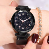 Luxury Luminous Women Watches Starry Sky Magnetic Female Wristwatch Waterproof Rhinestone Clock relogio feminino montre femme