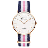 Hot Sale Nylon strap Style Quartz Women Watch Top Brand Watches Fashion Casual Fashion Wrist Watch Relojes