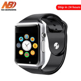 NO-BORDERS A1 WristWatch Bluetooth Smart Watch Sport Pedometer With SIM Camera Smartwatch for Android HUAWEI not GT08 DZ09