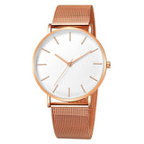 Montre Femme Modern Fashion Reloj Mujer Black Quartz Watch Women Mesh Stainless Steel Bracelet Casual Wrist Watch for Woman