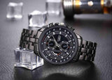 Men Quartz Full Steel Watches Luxury Casual Reloj Business Wristwatch Stainless Steel Watch Men relogio masculino drop shipping