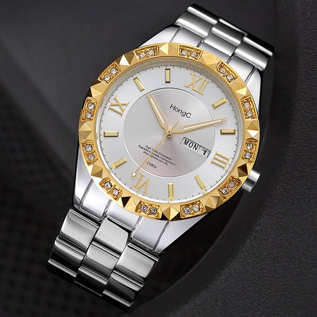 YAZOLE Diamonds Quartz Watch Men Watches Top Brand Luxury Dress Wristw ...