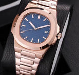 19 colors wholesles mens watch automatic movement Glide sooth second hand sapphire glass silver watches high quality wristwatch